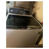 SAMSUNG TOP LOAD STAINLESS LIKE NEW WASHER W/