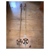 ANTIQUE SKI POLES