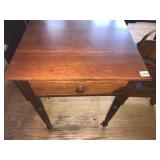 ANTIQUE SINGLE DRAWER NIGHTSTAND