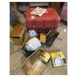 EMPTY MILWAUKEE BOX, DOG, ETC.