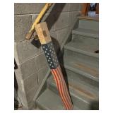 PLASTIC FLAG W/ POLE