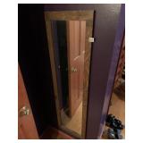 WOOD FRAME DRESSING MIRROR