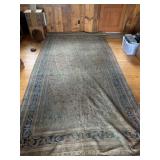 LARGE HANDMADE RUG 16FTX 80IN