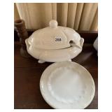 MEIKEN IRONSTONE TUREEN AND COFFEE POT