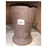POTTERY VASE W/ CHIP