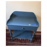 PAINTED WASHSTAND W/ CENTER DRAWER