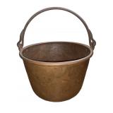 ANTIQUE COPPER BUCKET 20IN X 15IN