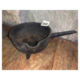 CAST IRON FOOTED POT