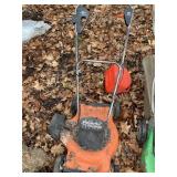 LAWN SPREADER, OLD LAWN MOWERS