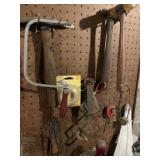 MALLOT, HAMMER, SAW, C CLAMP