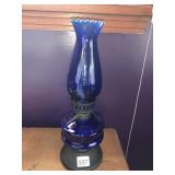 BLUE OIL LAMP MADE HONG KONG