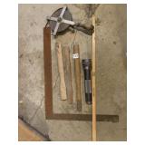 TAPE MEASURE, HAMMER HANDLES