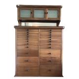 AMERICAN WOODS DENTAL CABINET VERY GOOD CONDITION