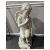 PLASTER ANGEL FIGURE 32" H - HEAVY