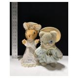 EDEN TOYS PLUSH MOUSE AND CAT
