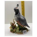 STEFANI PORCELAIN CALF. QUAIL FIGURINE