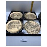 BRONZE WENDELL AUGUST PLATES