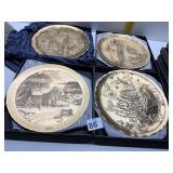 BRONZE WENDELL AUGUST PLATES