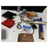 NEW RULER METAL, HOOK, VINTAGE WALLET, EGG COOKER