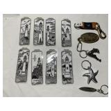 OREGON LIGHTHOUSES BOOKMARK COLLECTION, KEY