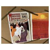 SAZQMOULIN ROUGE CONCERT BALL POSTER AND SIGNED