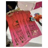 5 WINE BOTTLE BAGS, ZIPPER TOP BAGS NEW