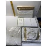 FULL SIZE SHEETS, NEW, FITTED AND FLAT