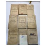 9 VOLUMES OF THE WAR DEPARTMENT BASIC FIELD