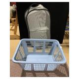 FOLDING LAUNDRY BAG AND BASKET