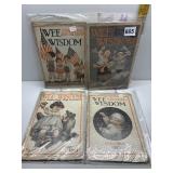 4 ISSUES OF WEE WISDOM CHILDRENS MAGAZINE 1925