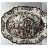 20" W TURKEY PLATTER HIS MAJESTY ENGLAND WILLIAM
