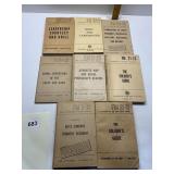 8 VOLUMES OF WAR DEPARTMENT FIELD MANUALS
