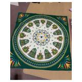 54" X 54" COLORFUL TABLECLOTH