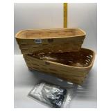 PETERBORO BASKETS 16" & 17" W/ LINERS