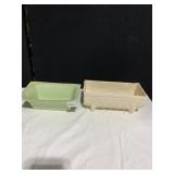 NAPCO PLANTER & UNMARKED PLANTER 8" X 4"