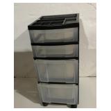 ROLLING PLASTIC DRAWER ORGANIZER