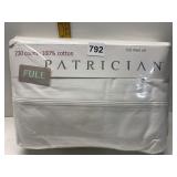 MARTHA STEWART FULL FITTED SHEET AND TOP SHEET,