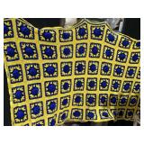 HAND CROCHETED GOLD AND BLUE HOPEWELL VIKINGS