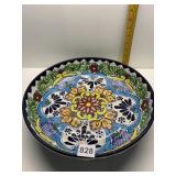 TAL. LEADFREE MEXICO CHIP BOWL 14" D