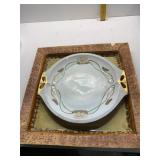 HUTSCHENREUTHER SELB. DOUBLE HANDLE PLATE AND SQ.