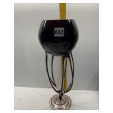 15" H PURPLE AMYTHEST DELICATE CENTER PEDESTAL