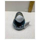 PAPER WEIGHT SIGNED CAITHNESS SNOW FALL SCOTLAND