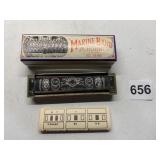 MARINE BAND M. HOHNER#1896 HARMONICA