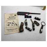 RUGER BOOK, WHISTLE, KEY HOLDER