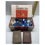 EASY PASS SAVING BANK, CIGAR BOX, MATCHES