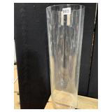 27" H VASE X 8" D GLASS VASE