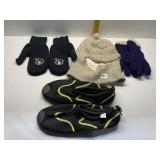 STEELERS MITTENS, MENï¿½S WATER SHOES SZ XL, WOOD