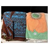 EGYPTIAN COTTON EXTRA LARGE BEACH TOWEL AND POPPY