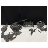 CAST IRON GAS LIGHT WALL FIXTURES