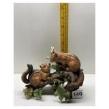 STEFANI EASTERN CHIPMUNK PORCELAIN FIGURINE